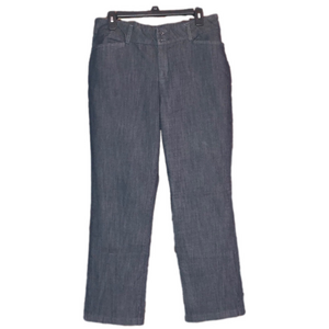 Lee women’s dark denim dress jean.